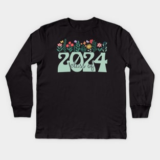Class of 2024 Graduation Class Kids Long Sleeve T-Shirt